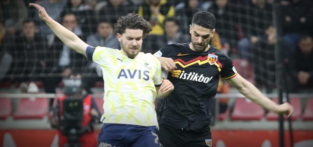 Fenerbahçe Kayseri’de kazandı