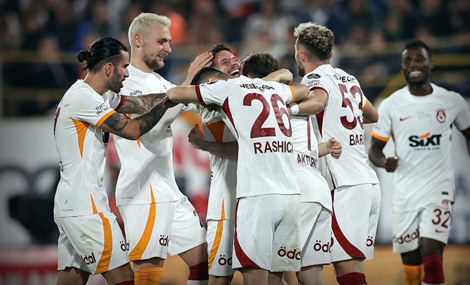 Süper Lig’de Galatasaray deplasmanda Alanyaspor’u 4 golle geçti