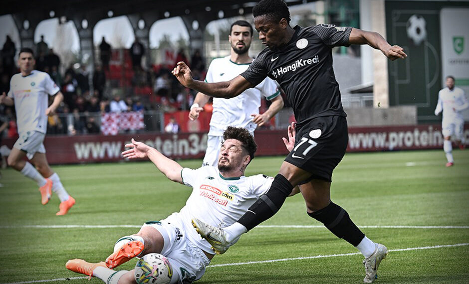 Süper Lig’de Konyaspor 1 puanı son dakikada kurtardı