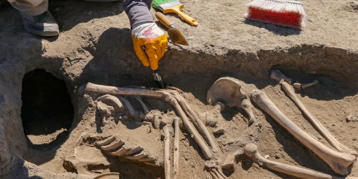 Kafatası olmayan 2 bin 700 yıllık iskelet araştırılıyor