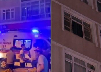 2 yaşındaki çocuk 4’üncü kattan minibüsün üzerine düştü