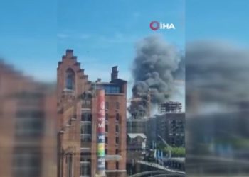 Almanya’da şantiyede arka arda patlama sesleri