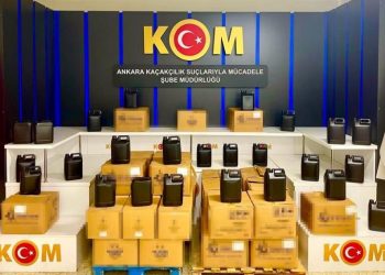 Ankara’da 4 milyon liralık etil alkol ele geçirildi