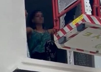 Arkadaşları tarafından rezidansta alıkonulan bayan kurtarıldı