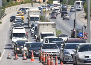 Bodrum’a 4,5 günde 100 bin araç giriş yaptı