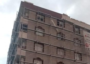 Çalışanın feci sonu: 5’inci kattaki iskeleden düştü