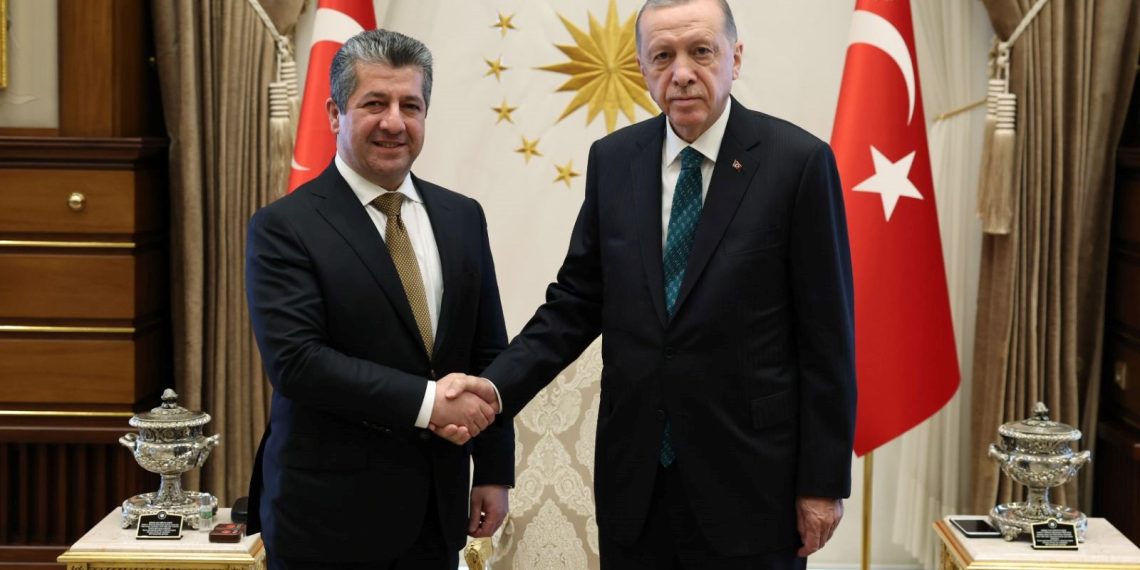 Cumhurbaşkanı Erdoğan, Barzani’yi kabul etti