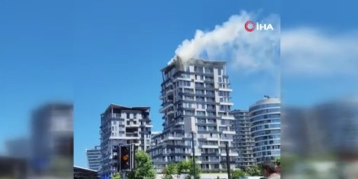 İstanbul’da rezidans yangını: Takımlar bölgede
