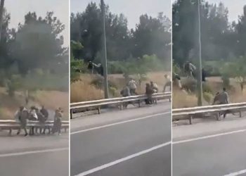 İzmir’de kaçak göçmenler minibüste çıkan yangın sonrası ormana kaçtı