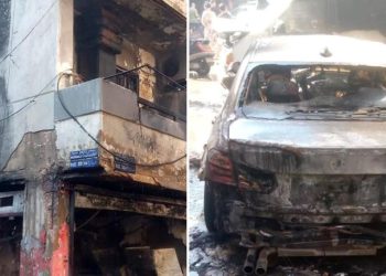 Jeneratör yandı, sokak savaş alanına döndü