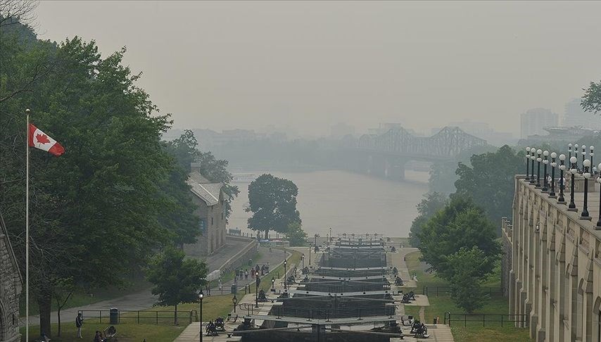 Kanada’daki orman yangınlarının dumanı Avrupa’ya ulaştı