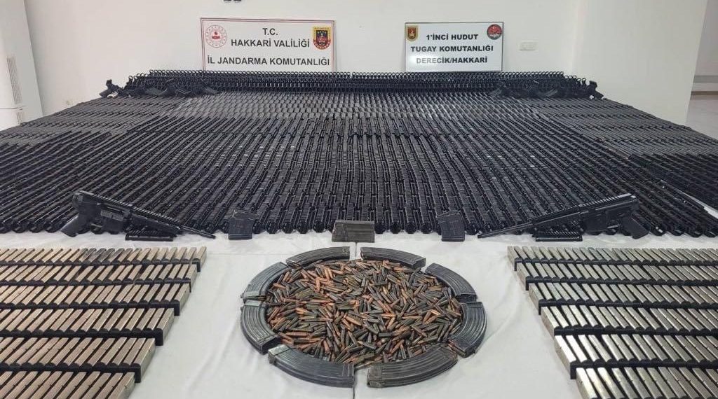 Katırlara yüklenen silah ve mühimmatlar yakalandı