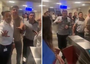 Marmaray’da köpek tartışması