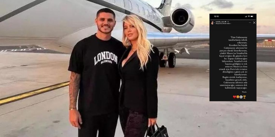 Mauro Icardi’nin eşi Wanda Nara’dan flaş açıklama: Sizi asla unutmayacağız…