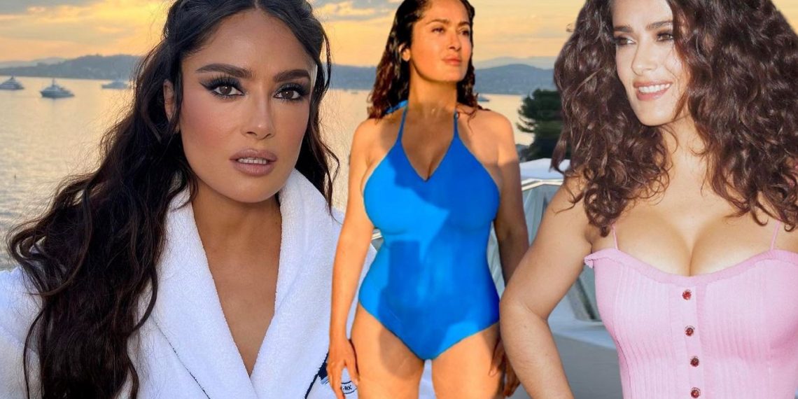 Salma Hayek deniz dönemini açtı