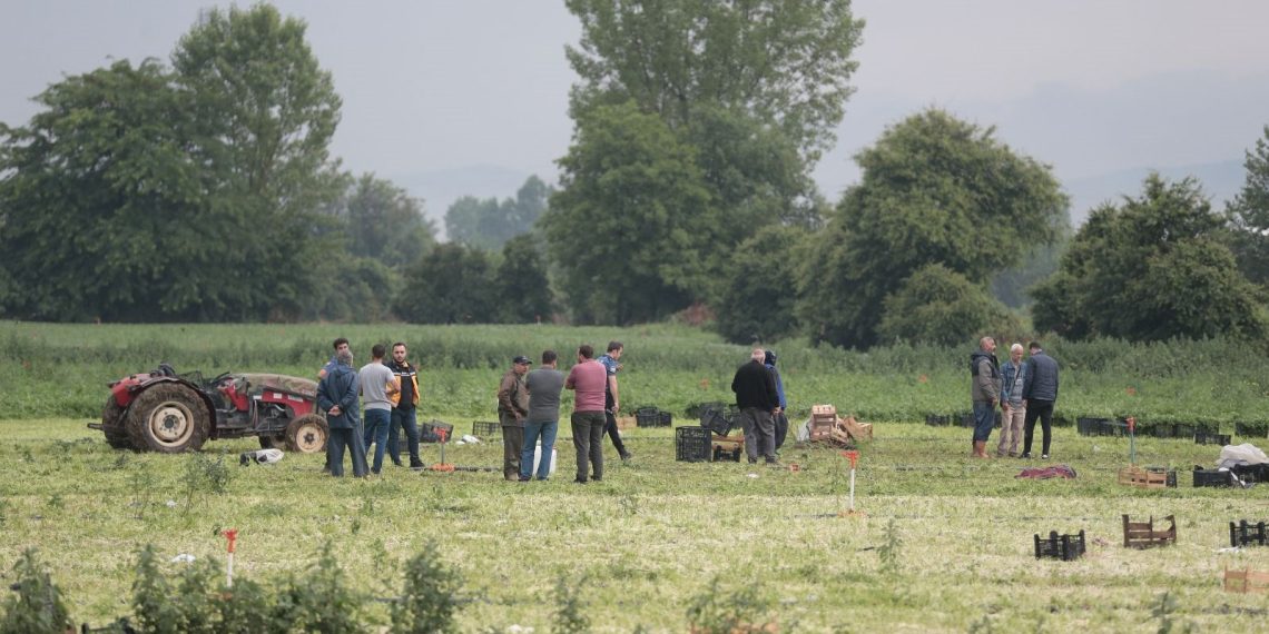 Tarlada çalışan emekçilere yıldırım çarptı: 1 meyyit