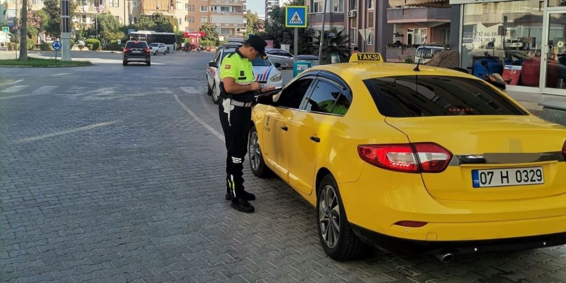 Alanya’da ticari taksilere ceza