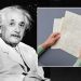 Albert Einstein’ın denklemlerini içeren sayfalar rekor fiyata satıldı