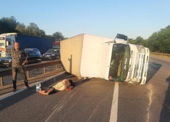 Anadolu Otoyolu’nu kilitleyen kaza: 1 yaralı