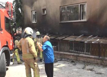 Avcılar’da boş binada yangın