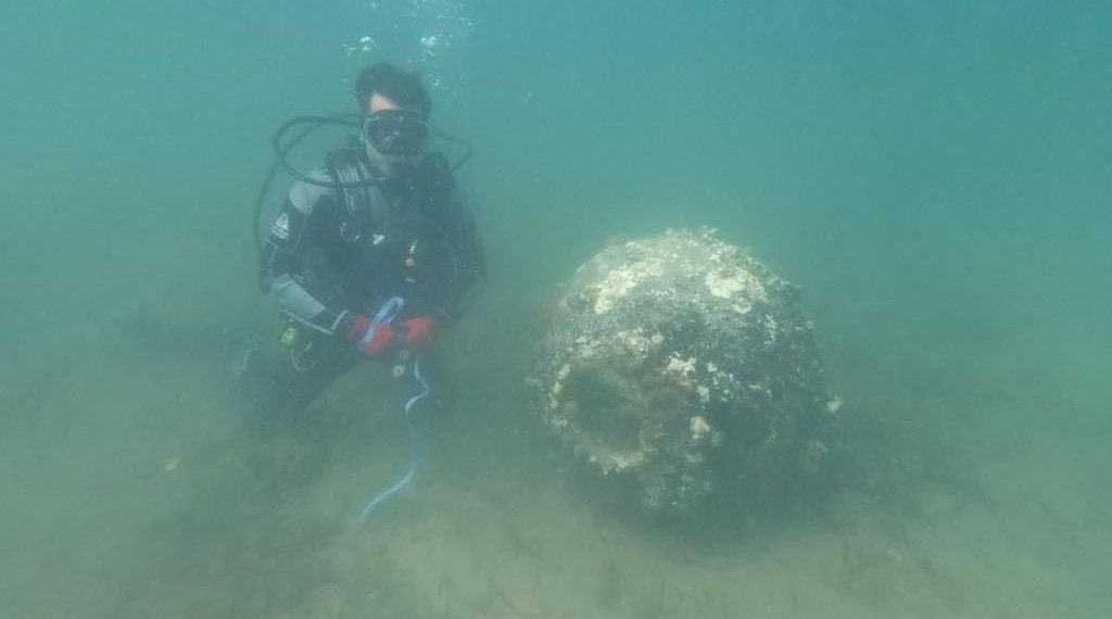 Bozcaada açıklarında bulundu: 2. Dünya Savaşı’ndan kalma mayın denetimli patlatıldı