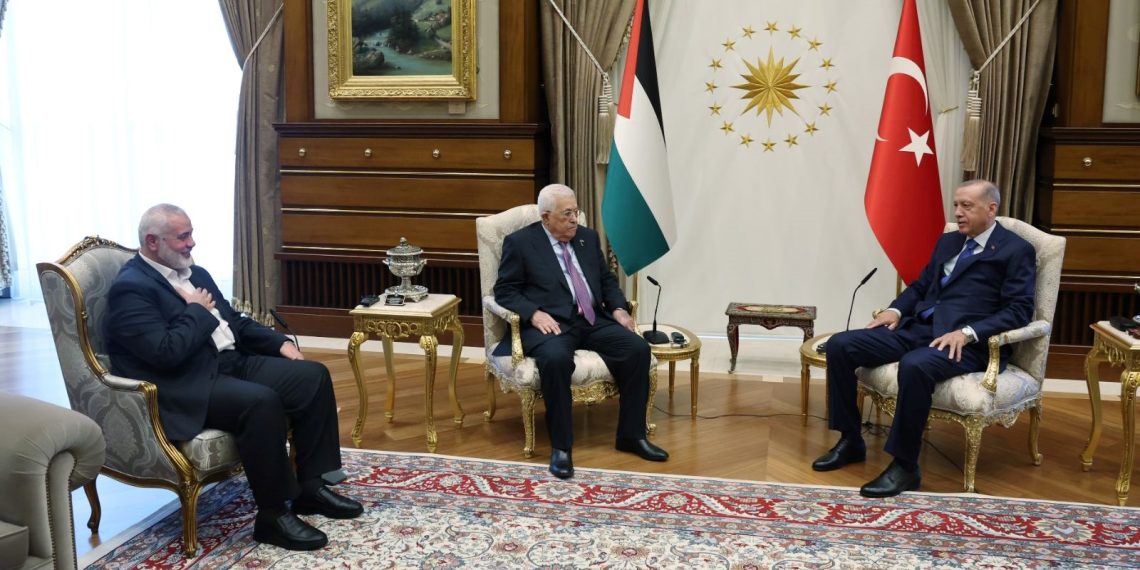 Cumhurbaşkanı Erdoğan, Abbas ve Haniye ile görüştü