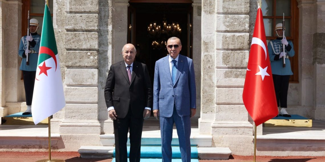 Cumhurbaşkanı Erdoğan, Cezayirli mevkidaşı Tebbun’u kabul etti