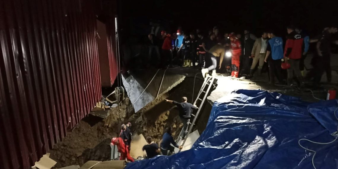 Giresun’da göçük altında kalan emekçiyle sesli bağlantı kuruldu