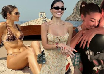 Hakan Sabancı ile İtalya’da: Hande Erçel’den yeni pozlar