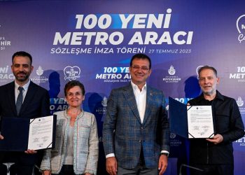 İBB’ye 100 yeni metro aracı | İmamoğlu: Haziran 2025’e kadar hatta indirilecekler