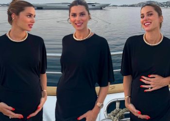 Nazlı Sabancı’dan karnı burnunda yeni pozlar