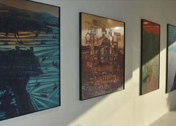 Ressam İhtilal Erbil’in “Bodrum’da Devrim” isimli standı açıldı