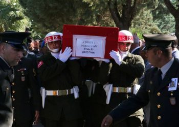 Şehit Piyade Kontratlı Er Mehmet Can, son seyahatine uğurlandı