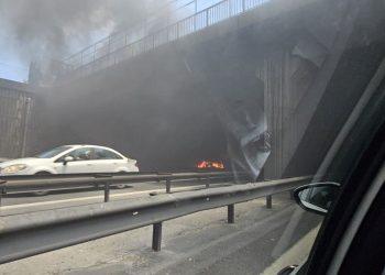 SON DAKİKA HABERİ: İstanbul’da TEM otoyolunda araç yangını