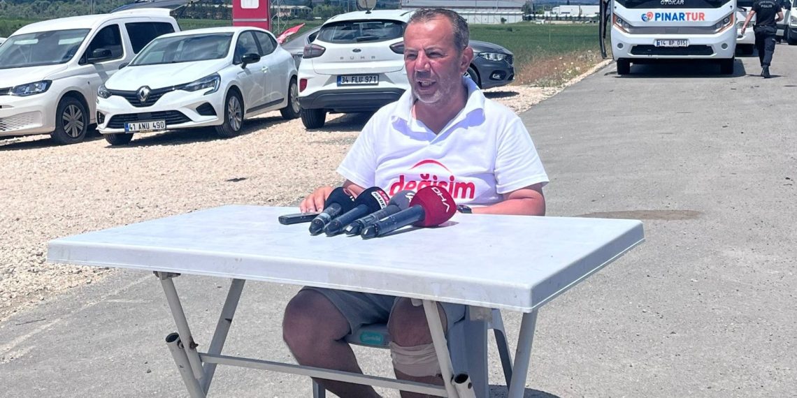 Tanju Özcan’ın “değişim” yürüyüşü 8’inci gününde