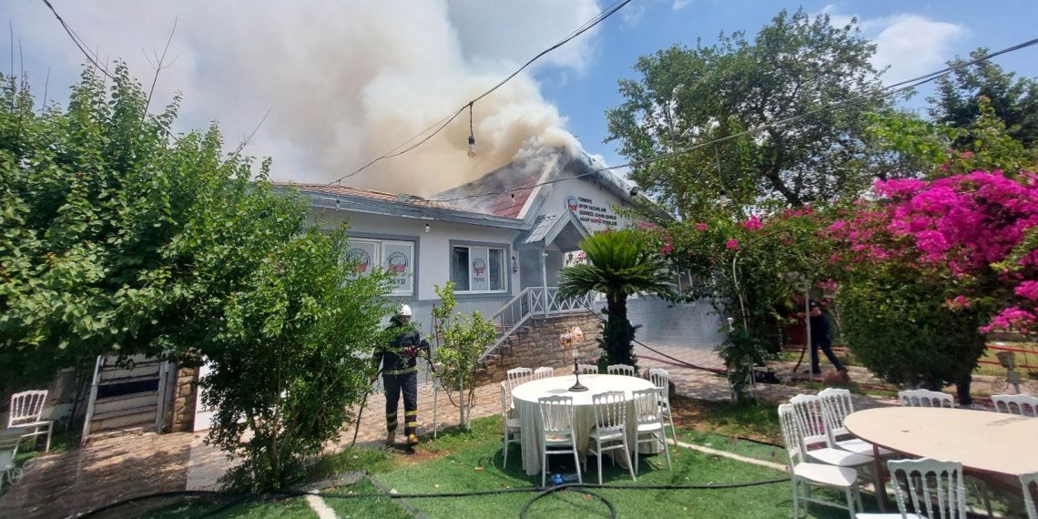 Türkiye Spor Müellifleri Derneği’nde yangın
