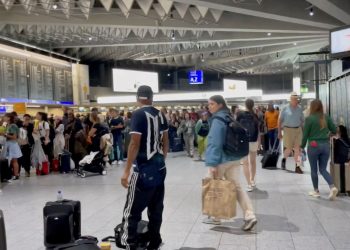 Almanya’da Frankfurt Havalimanı’nı su bastı