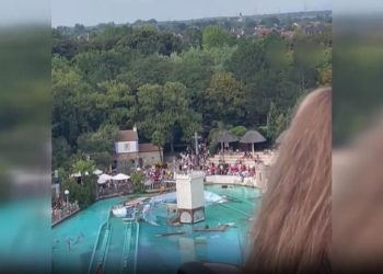 Almanya’nın en büyük tema parkında şov kazası: 7 yaralı