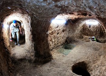 Antik Sarayini yer altı kentinin keşfedilen alanı 20 bin metrekareye ulaştı
