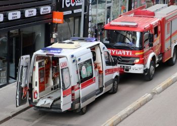 Erzurum’da asansörün düşmesi sonucu 2 kişi yaralandı