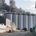 Fransa’nın La Rochelle kentindeki buğday silolarında yangın çıktı