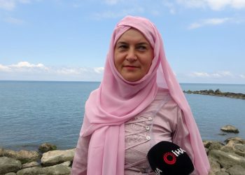 Giresun’da akıntıya kapılan bayan 7.5 saat denizde ömür mücadelesi verdi