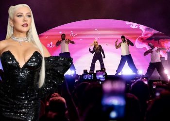 Grammy ödüllü müzikçi Christina Aguilera Antalya’da konser verdi