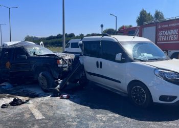 Hadımköy TEM’de zincirleme kaza