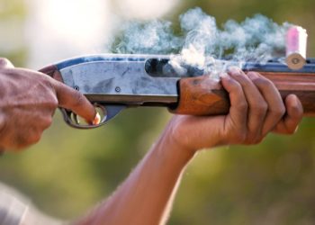 Köpeklere av tüfeğiyle ateş açtı