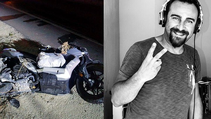 Minibüsün çarptığı motosiklet şoförü hayatını kaybetti