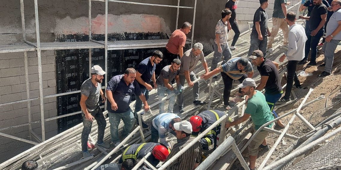 Nevşehir’de inşaat iskelesi çöktü: 1 meyyit 2 yaralı