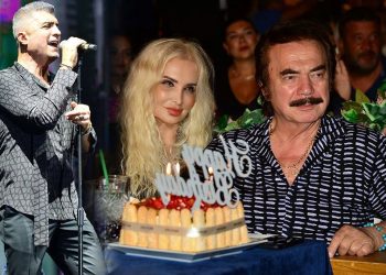 Özcan Deniz’den Orhan Gencebay’a sahnede doğum günü sürprizi
