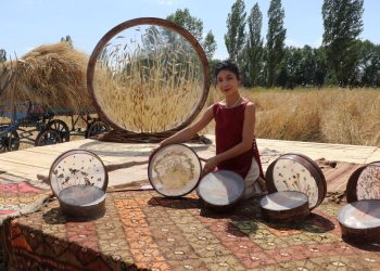 Sanat yapıtına dönüştürülen elekler müzede sergilenecek