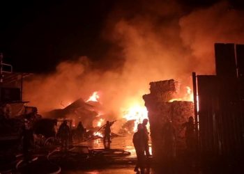 Sarıyer’de geri dönüşüm tesisinde yangın